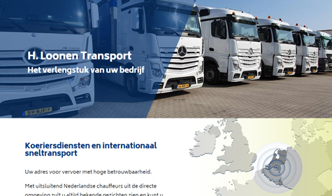 Homepage H.Loonen Transport